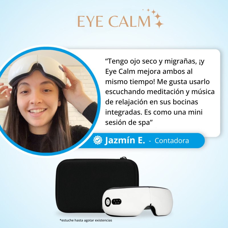 Sistema Eye Calm - Alivio Rápido de Migraña y Fatiga